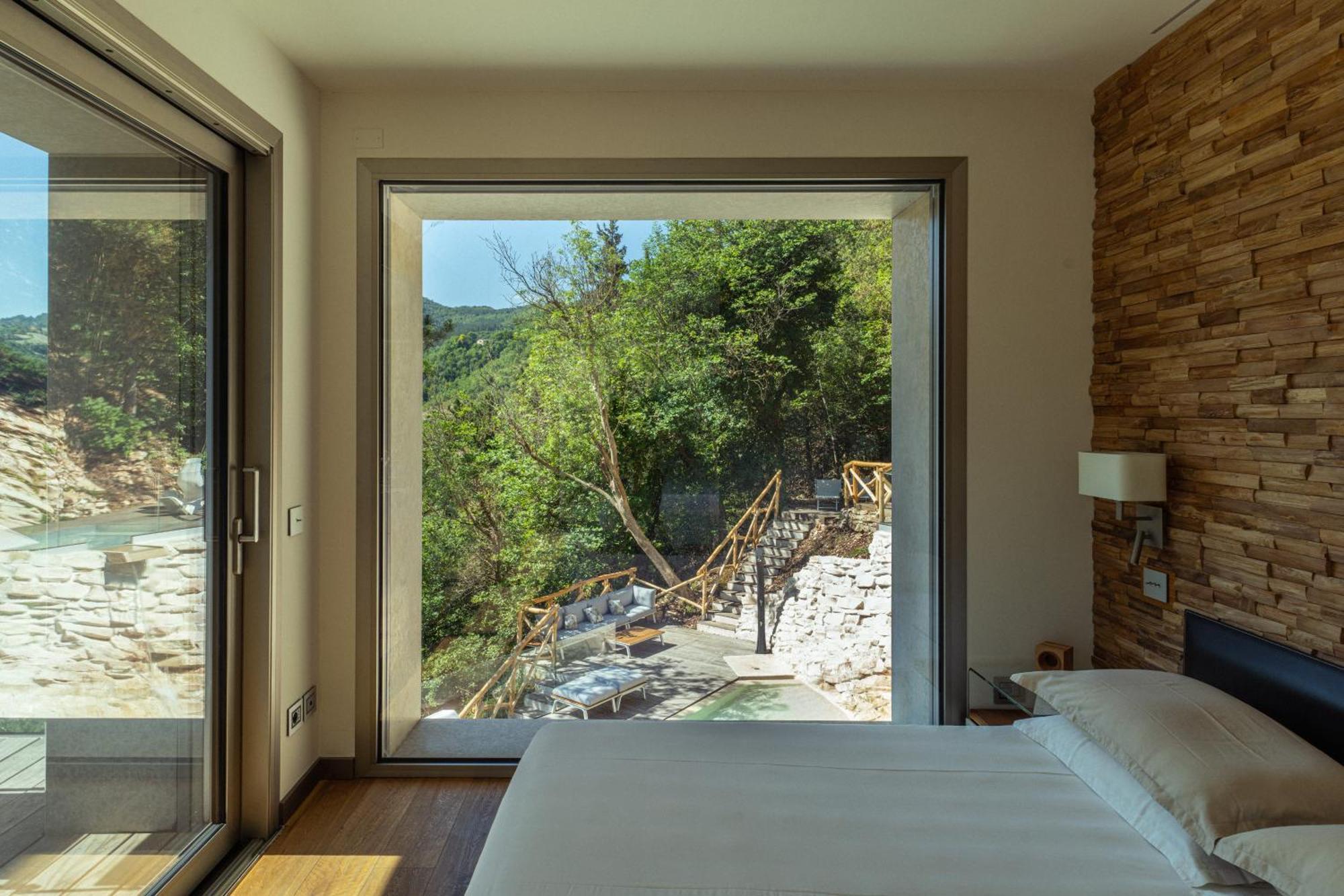 La Forestale Luxury Ecolodge B&B Primo Piano Acqualagna Exterior photo